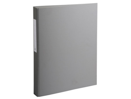 EXACOMPTA Classeur à anneaux, PP, 2 anneaux, A4, gris