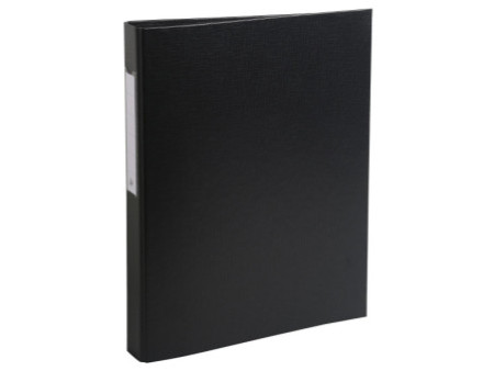 EXACOMPTA Classeur à anneaux, PP, 2 anneaux, A4, noir