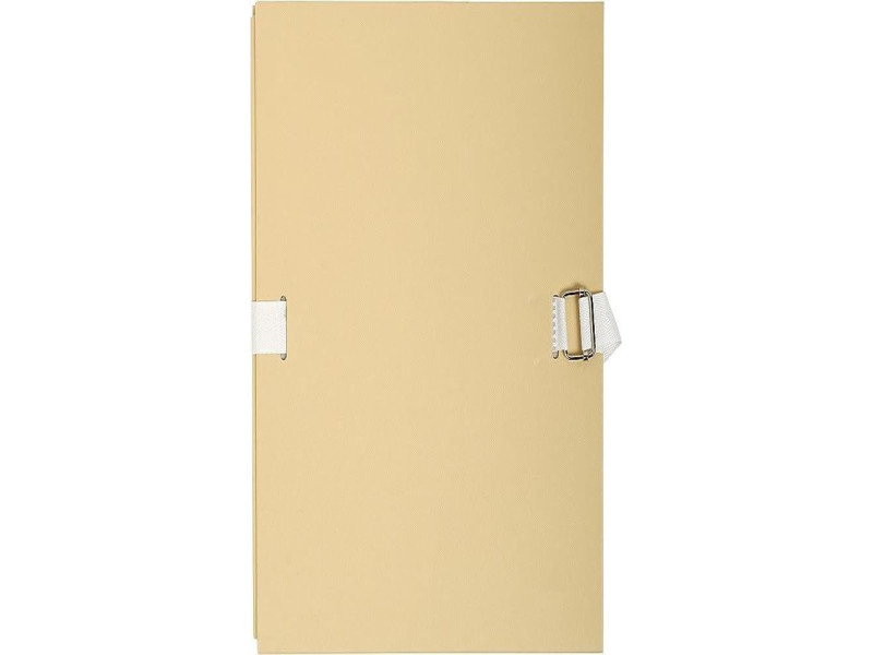 EXACOMPTA Chemise à dos extensible, A4, carton, mastic