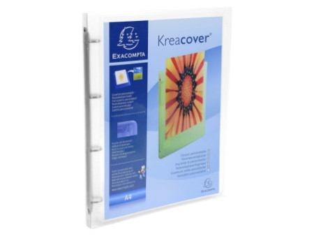 EXACOMPTA Classeur personnalisable Chromaline, A4, blanc
