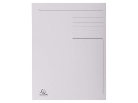 EXACOMPTA Chemise imprimée Foldyne 300, A4, gris clair