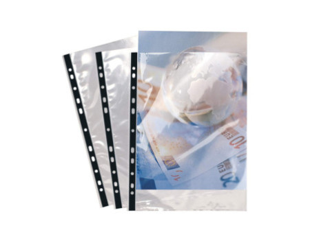 EXACOMPTA Pochette perforée, A4, PP, transparent