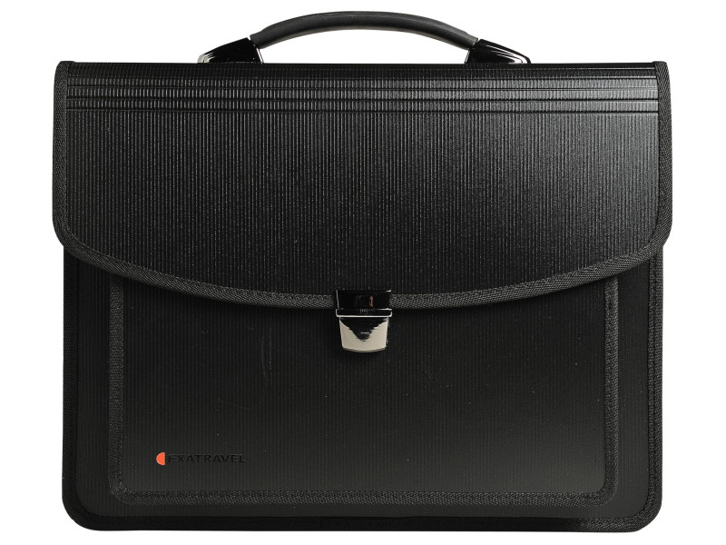 EXACOMPTA Valisette porte-documents EXATRAVEL, en PP, noir