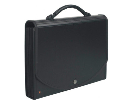 EXACOMPTA Trieur valisette EXACASE, 13 compartiments, noir