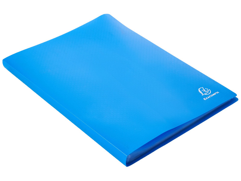 EXACOMPTA Protège-documents, A4, PP, 60 pochettes, bleu