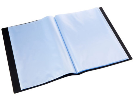 EXACOMPTA Protège-documents, A4, PP, 80 pochettes, noir