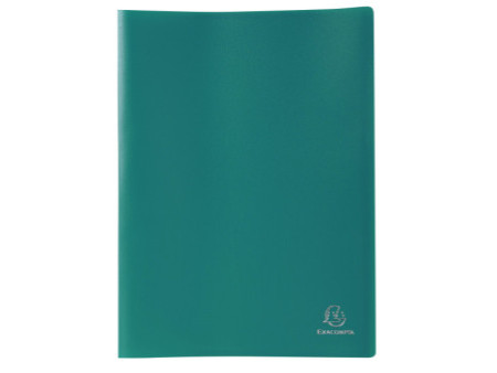 EXACOMPTA Protège-documents, A4, 10 pochettes, vert foncé