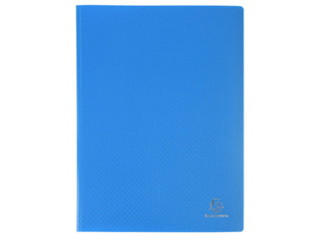 EXACOMPTA Protège-documents, A4, PP, 30 pochettes, bleu