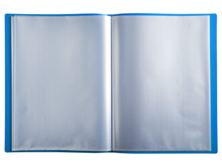 EXACOMPTA Protège-documents, A4, PP, 30 pochettes, bleu