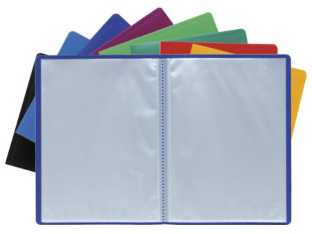 EXACOMPTA Protège-documents, A4, PP, 30 pochettes, rouge
