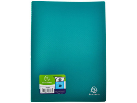 EXACOMPTA Protège-documents, A4, 30 pochettes, vert foncé