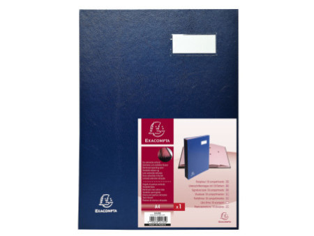 EXACOMPTA Parapheur Direction A4, 18 compartiments, bleu