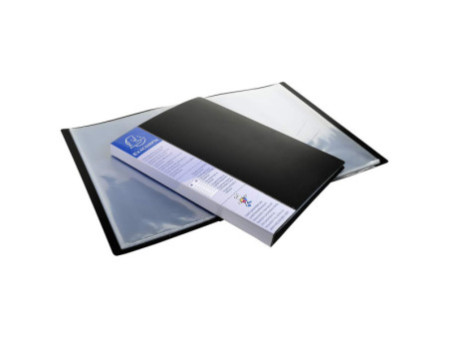 EXACOMPTA Protège-documents, A4, PP, 10 pochettes, noir