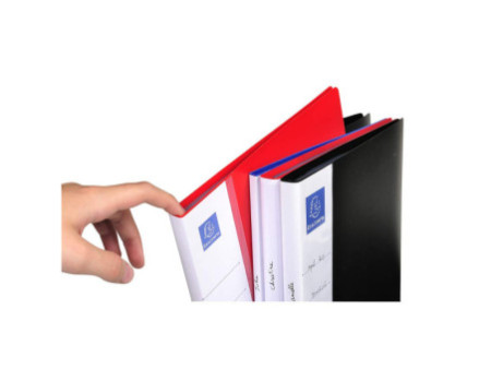 EXACOMPTA Protège-documents, A4, PP, 10 pochettes, noir