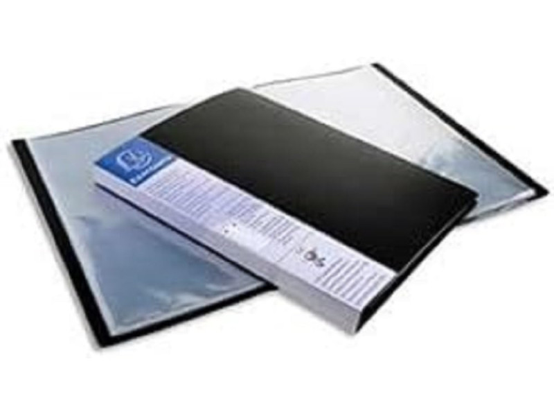 EXACOMPTA Protège-documents, A4, PP, 30 pochettes, noir