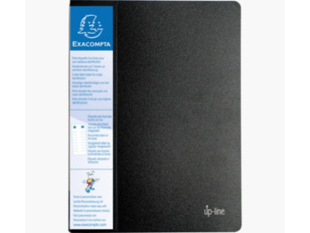 EXACOMPTA Protège-documents, A4, PP, 40 pochettes, noir