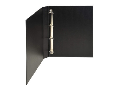 EXACOMPTA Classeur à anneaux, PP, 4 anneaux, A4, noir