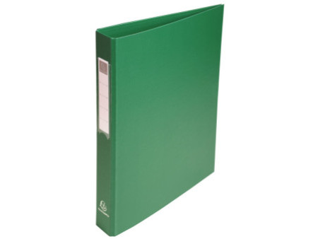 EXACOMPTA Classeur à anneaux, PP, 4 anneaux, A4, vert