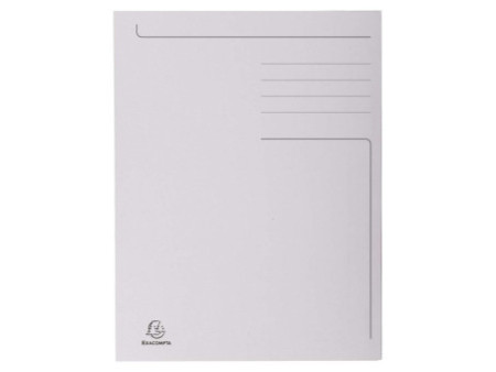 EXACOMPTA Chemise imprimée Foldyne 300, A4, gris clair