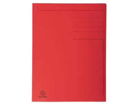 EXACOMPTA Chemise imprimée Foldyne 300, A4, rouge