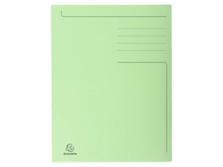 EXACOMPTA Chemise imprimée Foldyne 300, A4, vert pastel