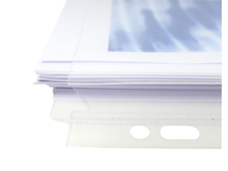EXACOMPTA Pochettes perforées à soufflet, A4, PP