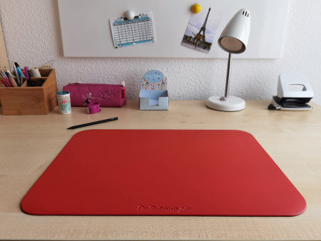 Läufer Sous-main SchreibGut, rouge cerise