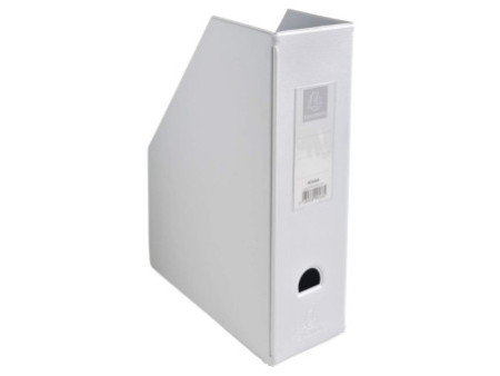 EXACOMPTA Porte-revues, A4, carton, 100 mm, blanc