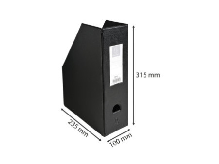 EXACOMPTA Porte-revues, A4, carton, 100 mm, noir