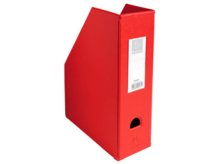 EXACOMPTA Porte-revues, A4, carton, 100 mm, rouge