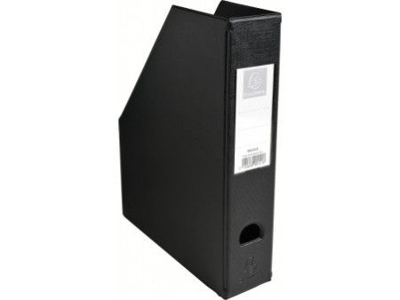 EXACOMPTA Porte-revues, A4, carton, 70 mm, noir