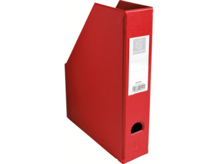 EXACOMPTA Porte-revues, A4, carton, 70 mm, rouge