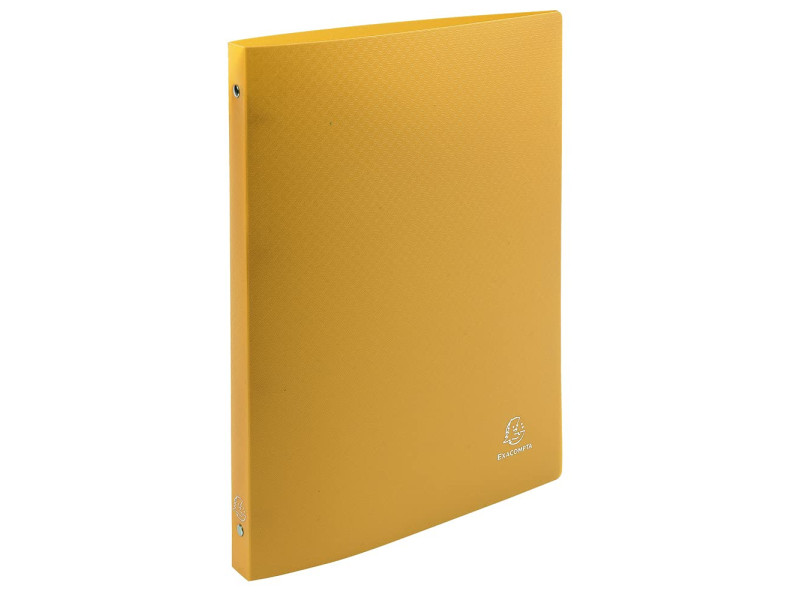 EXACOMPTA Classeur souple, PP, 4 anneaux, A4, jaune