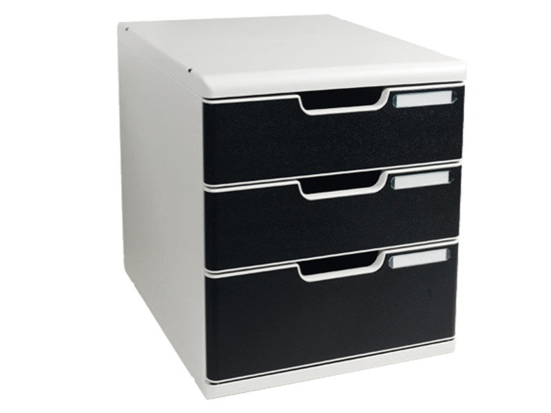 EXACOMPTA Module de classement MODULO, 3 tiroirs, noir
