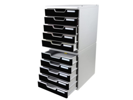 EXACOMPTA Module de classement MODULO, 5 tiroirs, noir