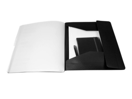 EXACOMPTA Trieur, A4, PP, 12 compartiments, noir
