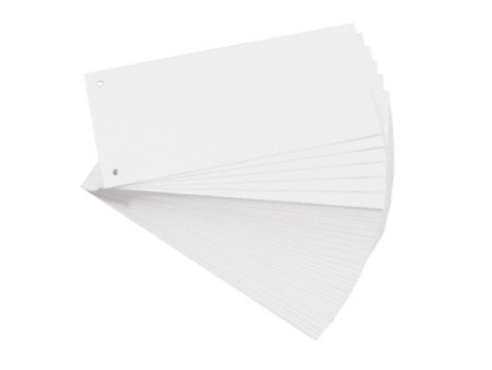 EXACOMPTA Fiches intercalaires, 105 x 240 mm, blanc