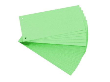 EXACOMPTA Fiches intercalaires, 105 x 240 mm, vert