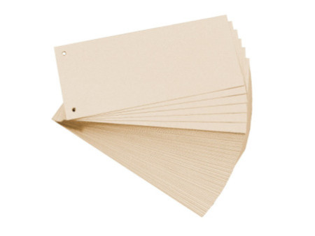 EXACOMPTA Fiches intercalaires, 105 x 240 mm, chamois