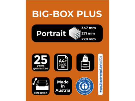 EXACOMPTA Module de classement BIG-BOX PLUS, 5 tiroirs, noir