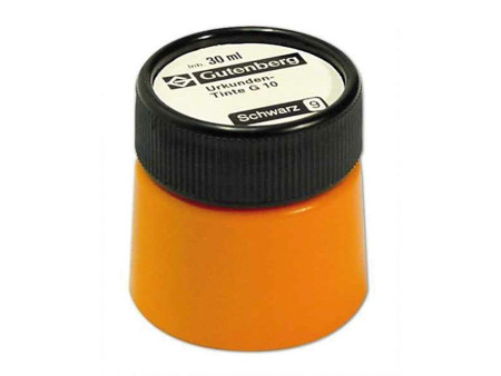 Gutenberg encre pour actes, 30 ml, noir
