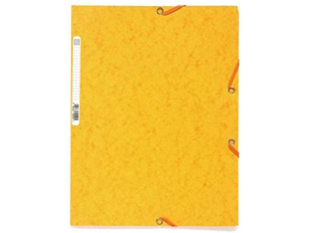 EXACOMPTA Chemise à élastiques, A4, carton, jaune