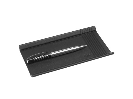 Läufer Plumier LA LINEA, en cuir, noir