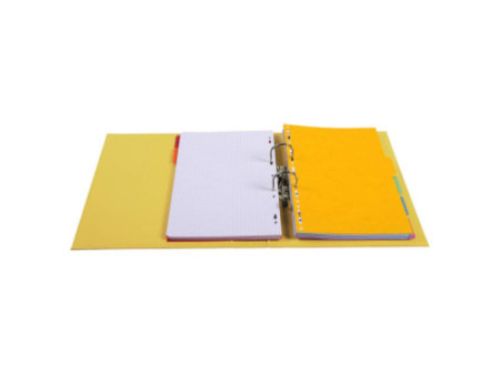 EXACOMPTA Classeur à levier PVC Premium, A4, 70 mm, jaune
