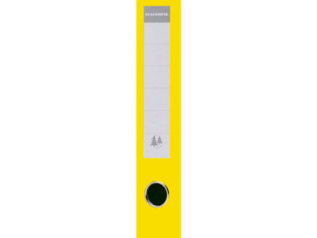 EXACOMPTA Classeur à levier PVC Premium, A4, 70 mm, jaune