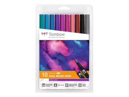 Tombow Feutre double pointe DUAL BRUSH PEN ABT, Galaxy