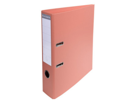 EXACOMPTA Classeur à levier PVC Premium, A4, 70 mm, saumon