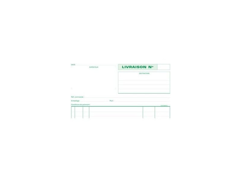EXACOMPTA Manifold 'Livraisons', 297 x 210 mm, tripli