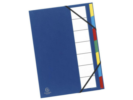 EXACOMPTA Trieur Harmonika, PP, 7 compartiments, assorti