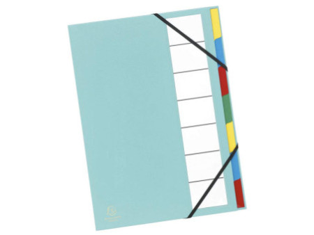 EXACOMPTA Trieur Harmonika, PP, 7 compartiments, assorti
